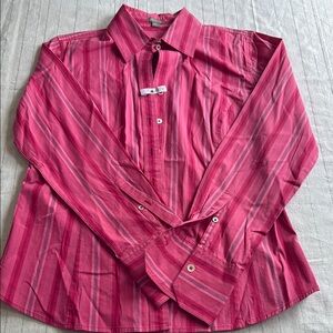 Ann Taylor Pink Striped Camisole